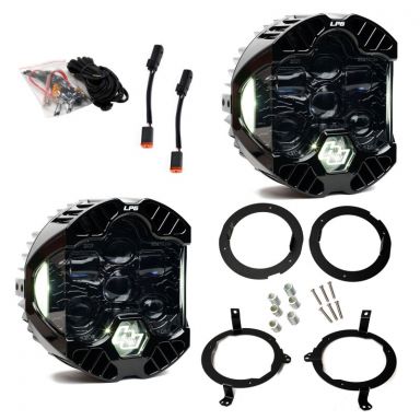 Baja Designs 18-25 Jeep Wrangler JL/20-25 Gladiator JT (w/Halogen) DOT LP6 LED Headlight Kit - Clear